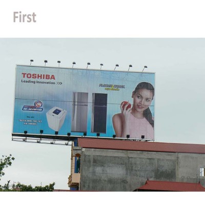 Wave Type ADs OEM Tri-vision Billboards