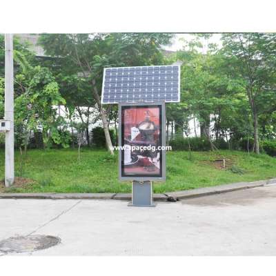 Street Furniture High Quality Solar PV System  LED Light Box City Light Poster Case