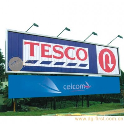 Large Size Water Proof Outdoor Wall Mounted LED Lighting Advertising Tri-vision Billboard